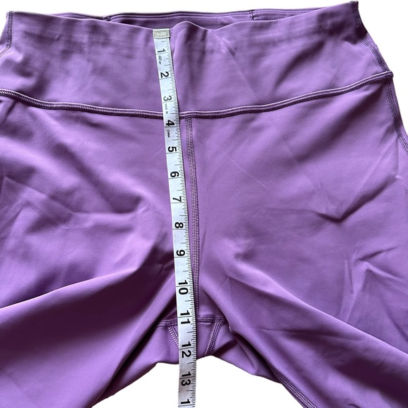 Peloton Apparel Set Essential Capri & Move Strappy Bra Purple Sz XL - Picture 12 of 15
